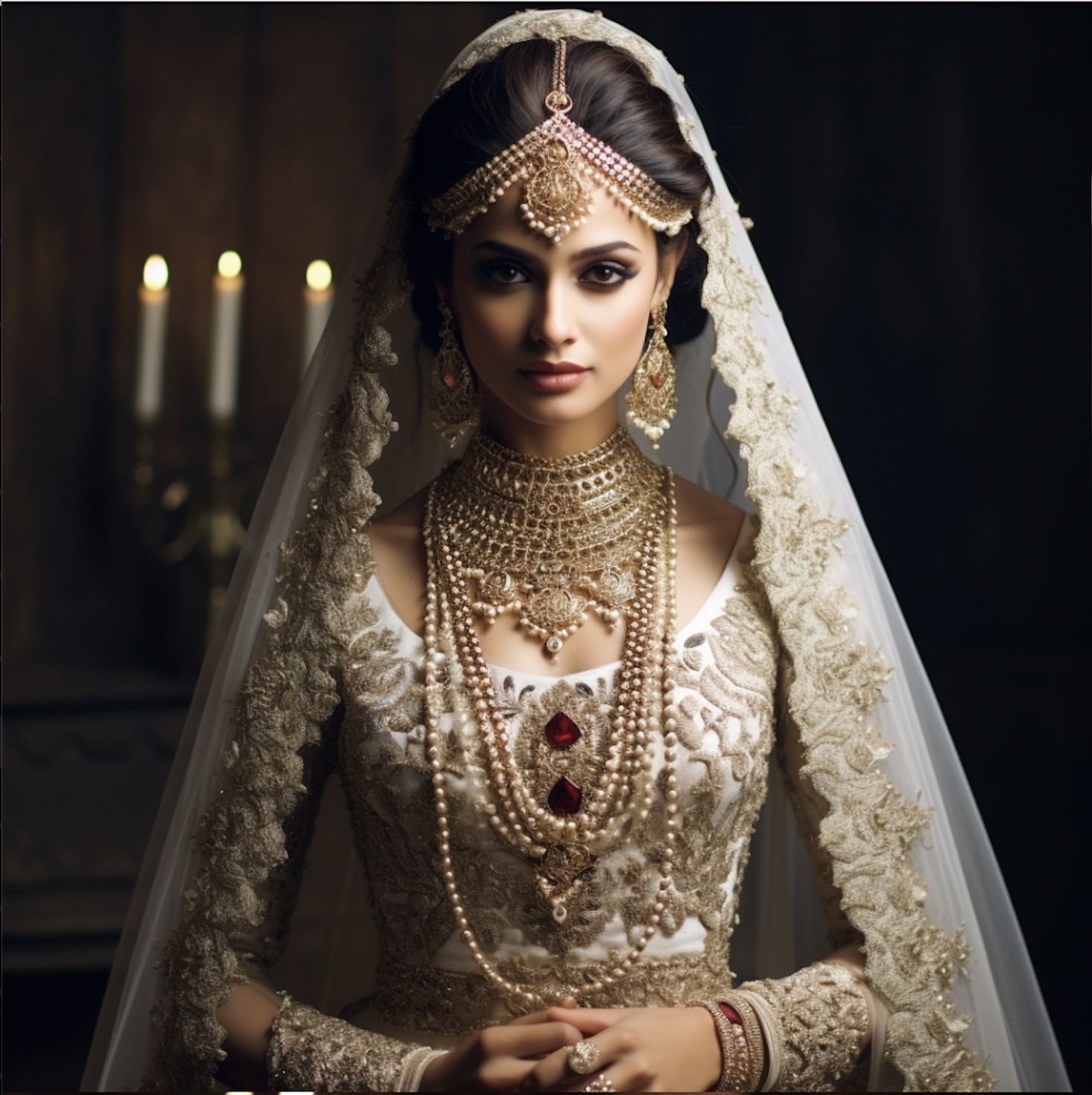 Midjourney prompts for photorealistic images bride image beautiful