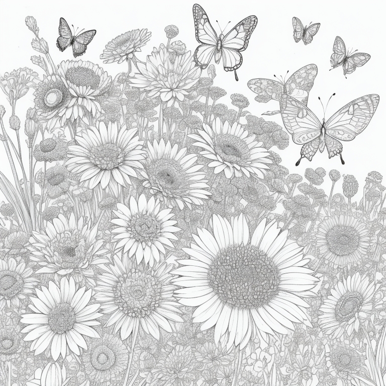 Midjourney coloring book prompt