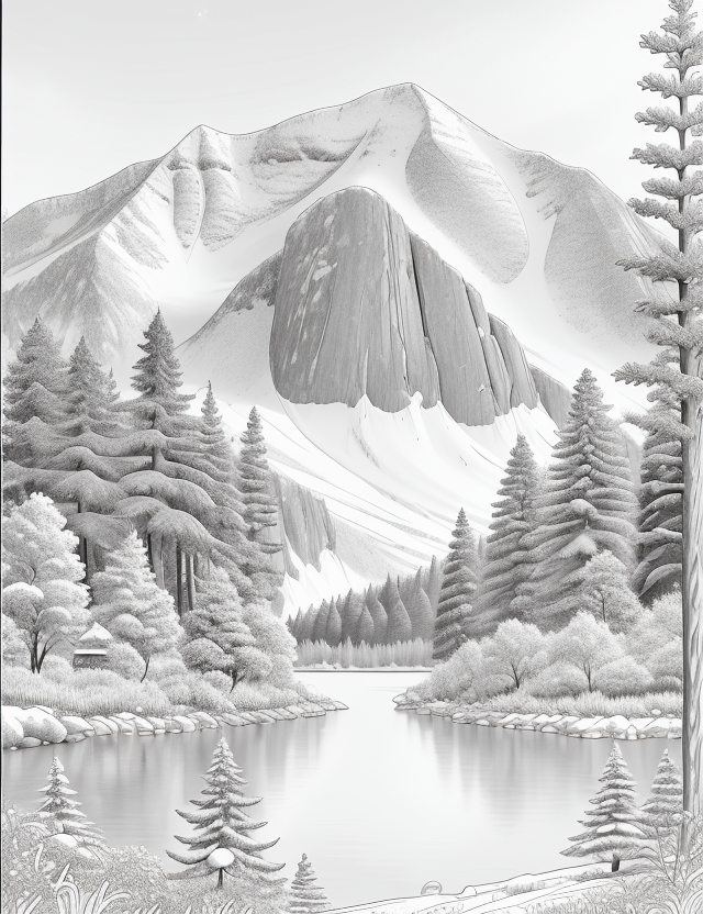 Midjourney coloring book prompt